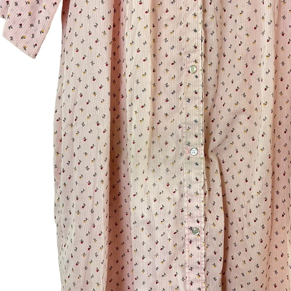 Models Coats | Vintage floral cottage maxi house coat night gown size la… - Picture 10 of 10